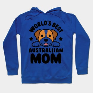 Mini Australian Shepherd Gifts World's Best Aussie Mom Hoodie